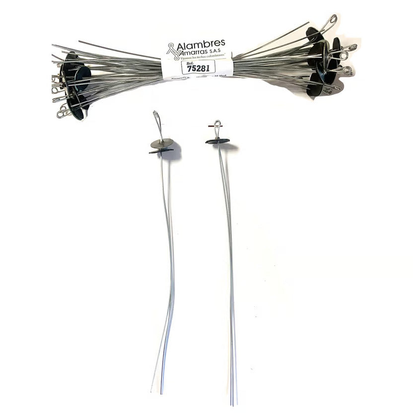 Amarras Inyectadas para Tejas 20cm