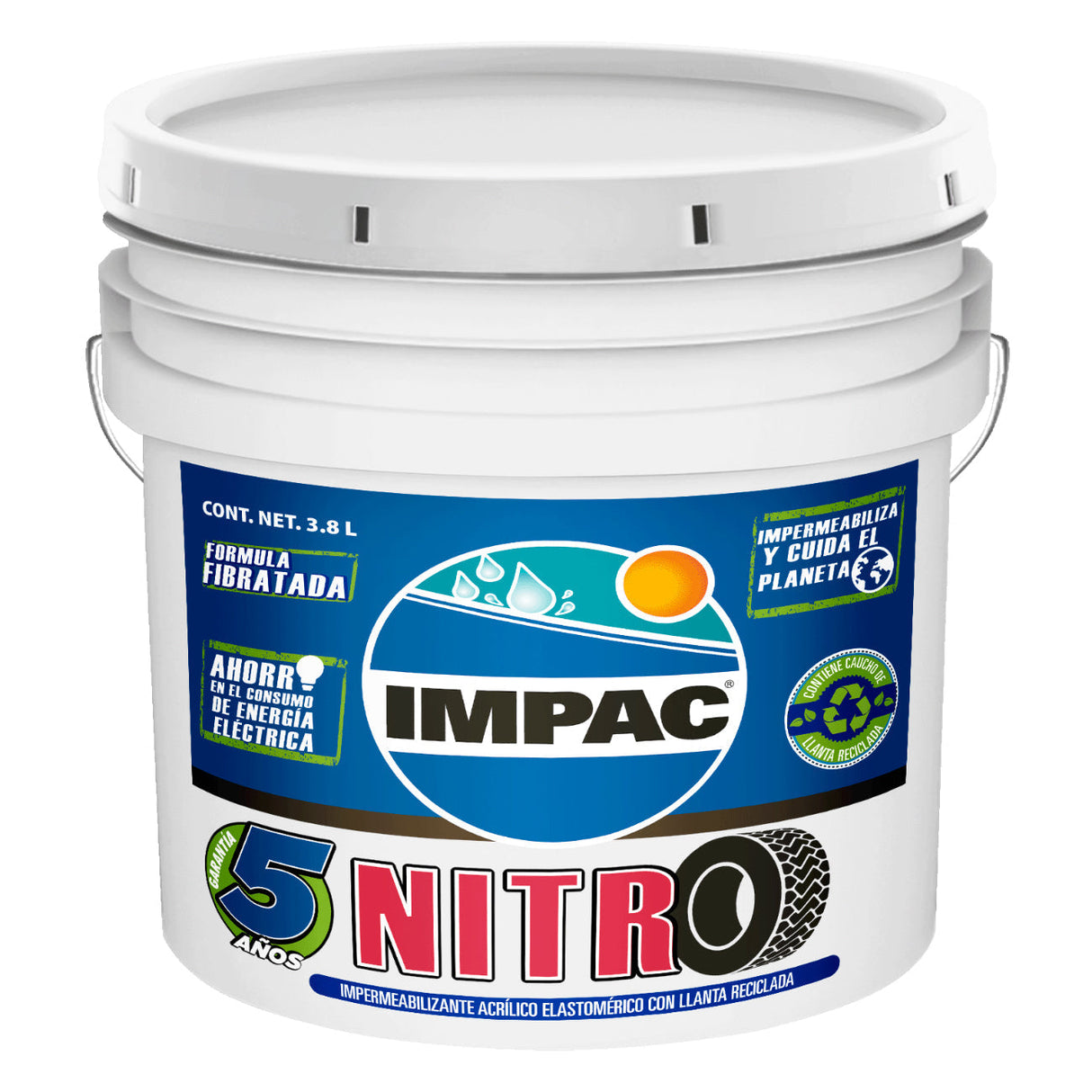 Impermeabilizante Acrílico Nitro Garantía 5 años