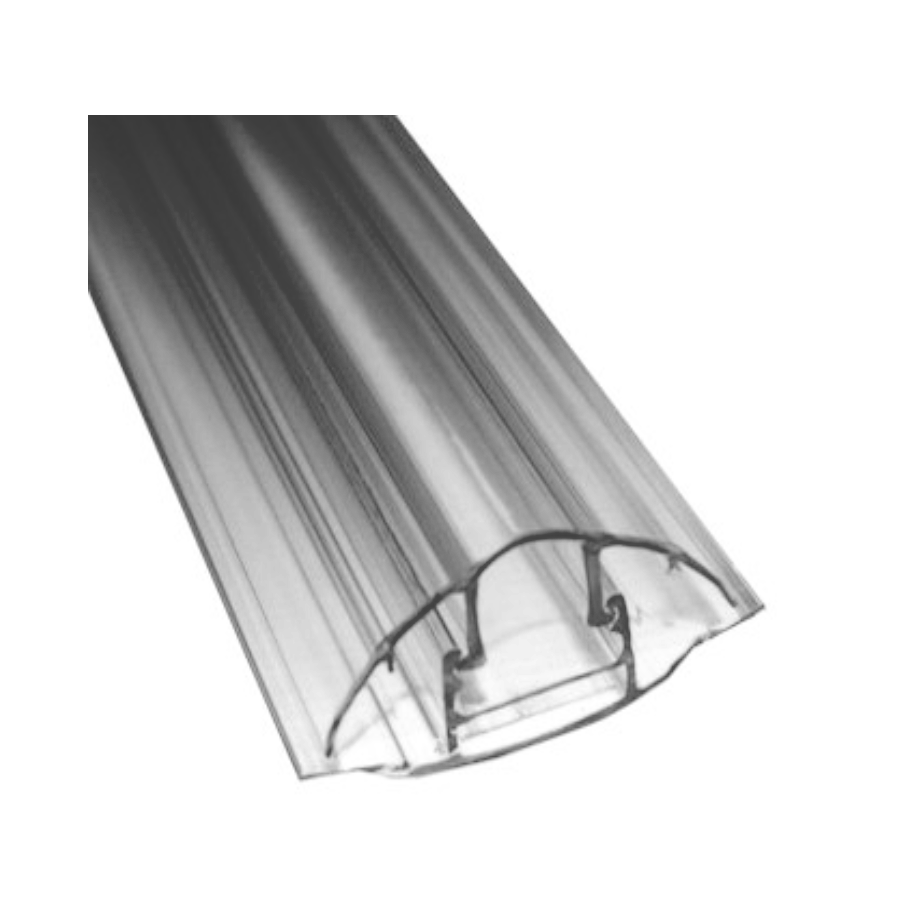 Conector base policarbonato alveolar