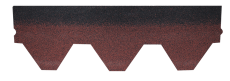 Teja Super Shingle Hexagonal Roja, Verde y Negra