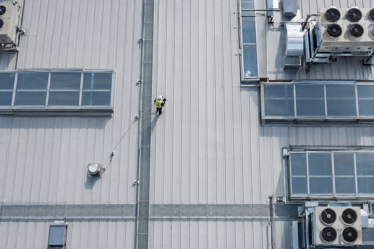 Mantenimiento preventivo de cubiertas industriales y comerciales