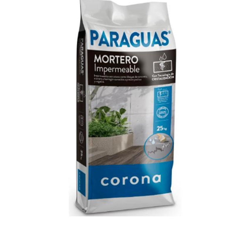 MORTERO PARAGUAS CRISTALIZACION