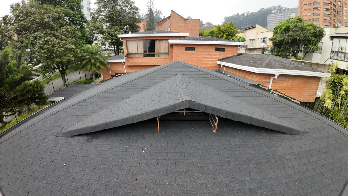 Teja Super Shingle Negra Rectangular  3mts2
