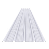 Teja UPVC Cresta alta 2mm solar blanca