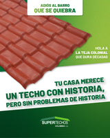 Teja UPVC Colonial terracota