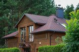 Teja Super Shingle Hexagonal Roja, Verde y Negra